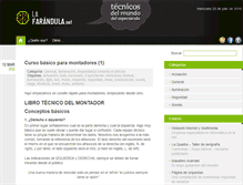 Tablet Screenshot of lafarandula.net